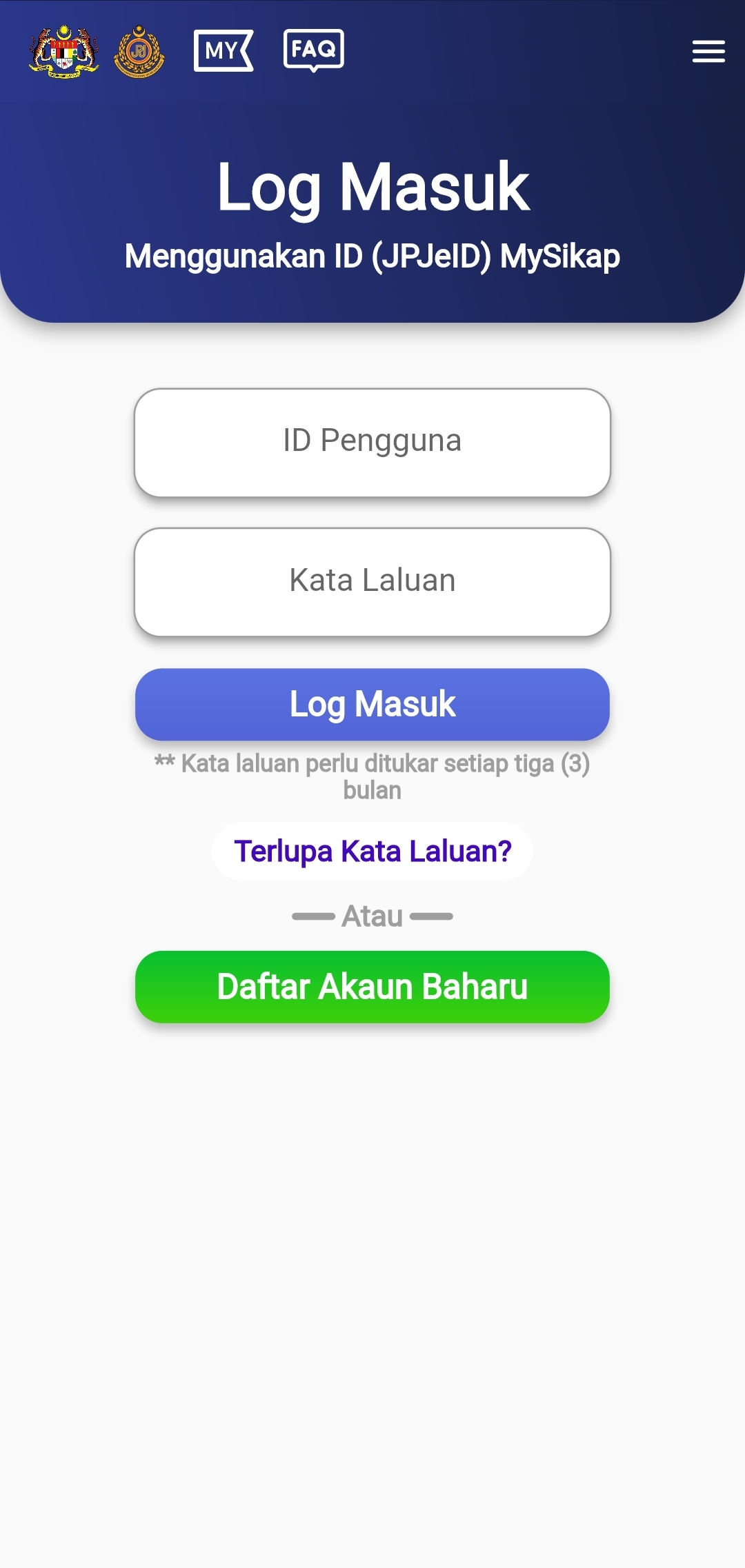 MyJPJ login