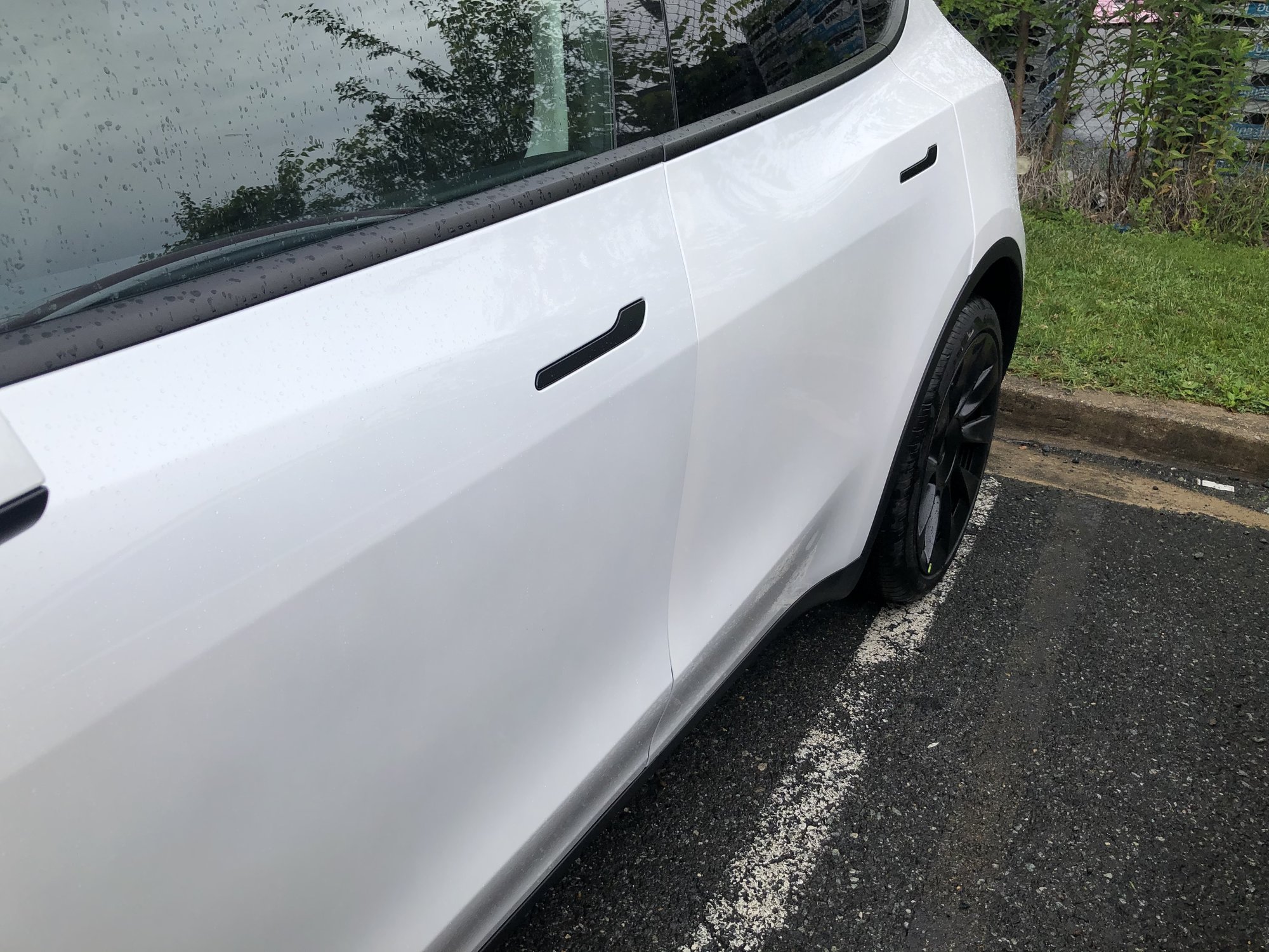 Tesla mismatched paint