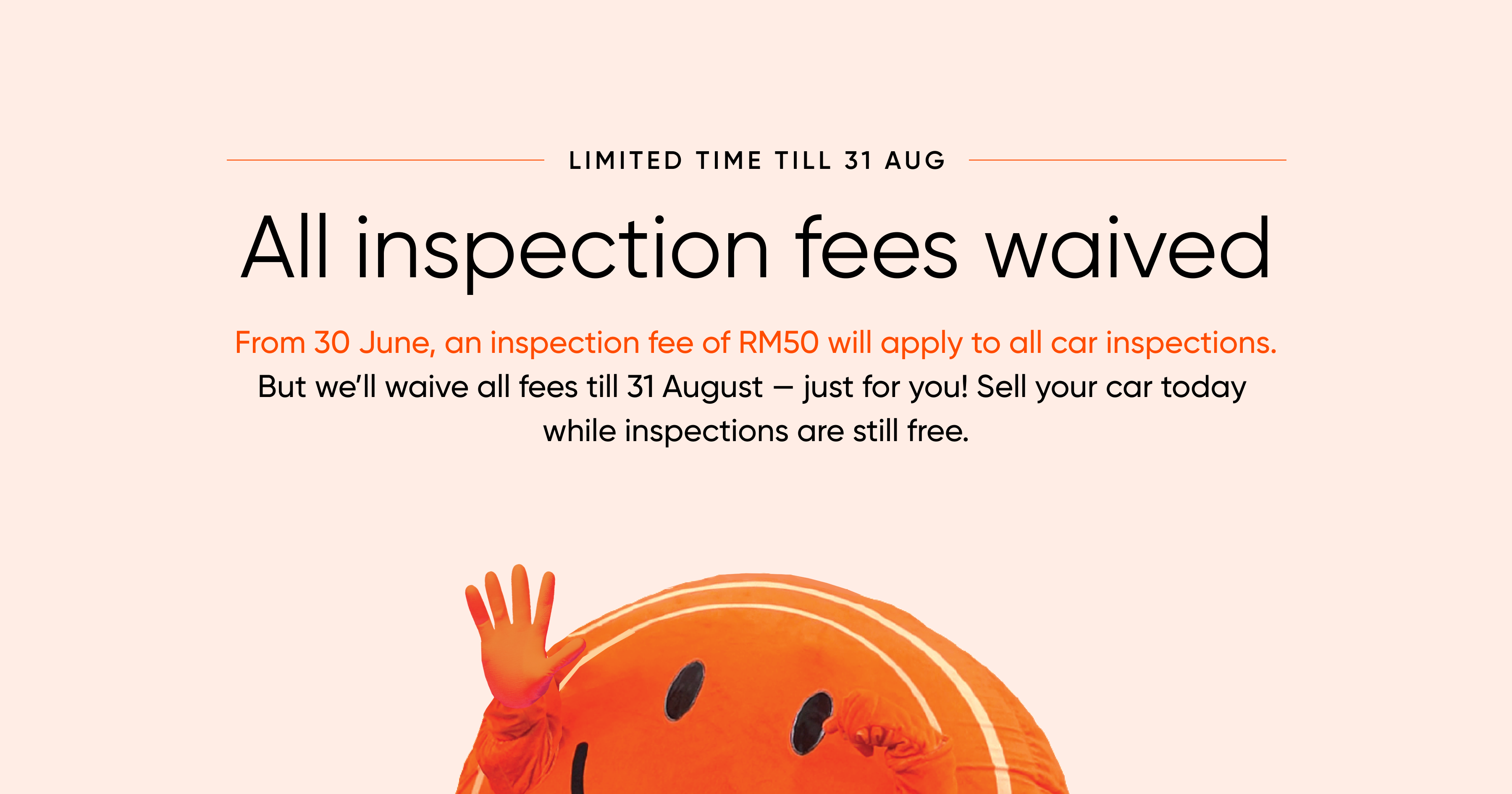 carro car inspection fees waived